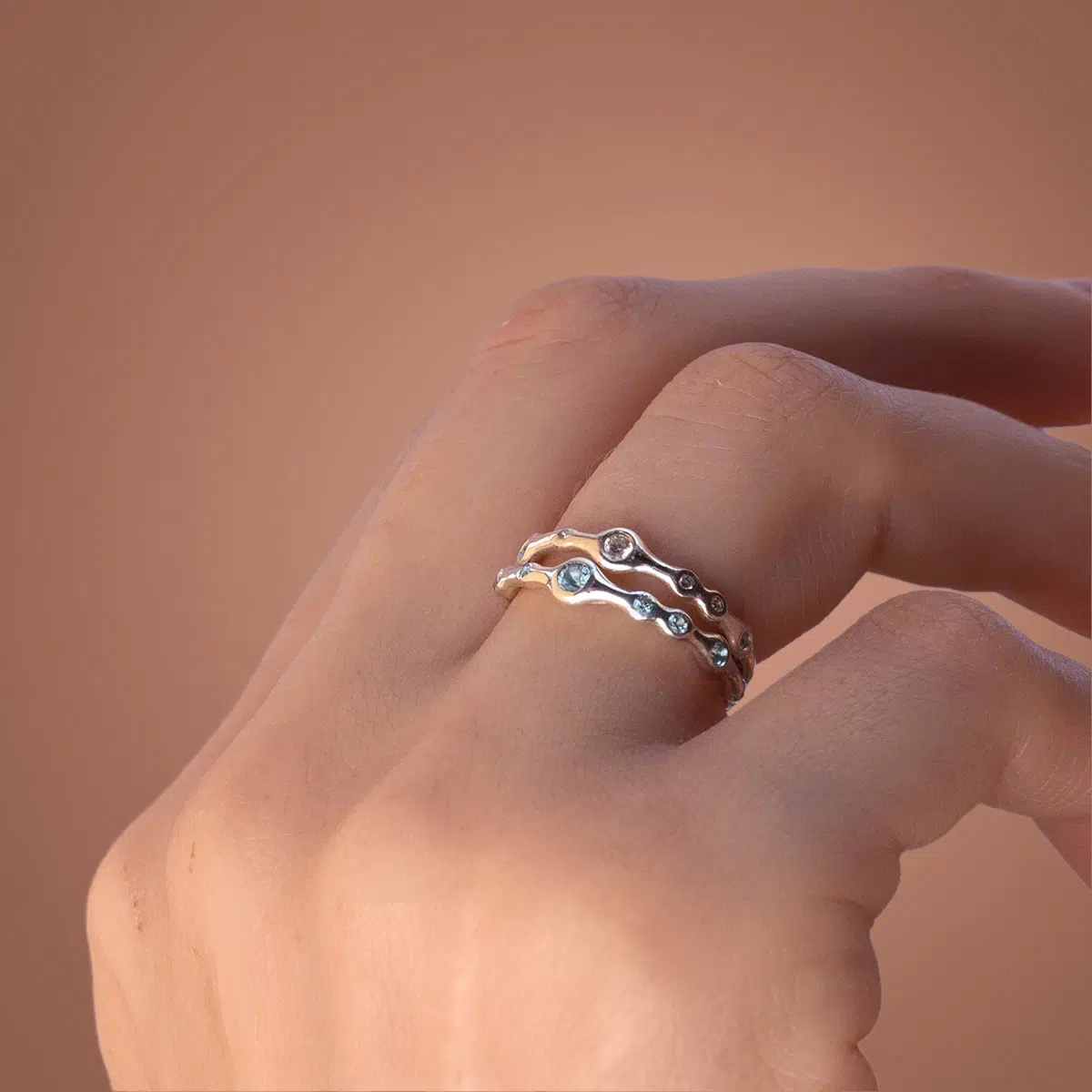 Необычное кольцо из серебра Необычное кольцо из серебра фото